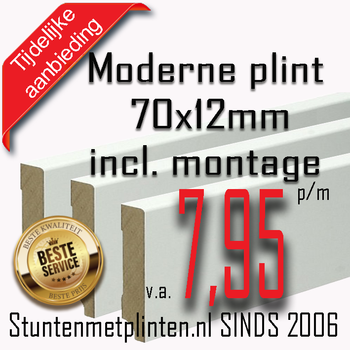 Plinten monteren 7,95