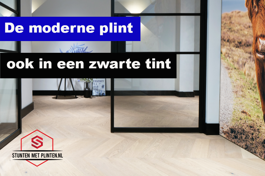 Zwarte plinten MDF plinten