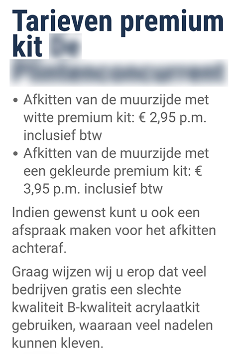 Eerlijk zaken doen wel wel stuntenmetplinten