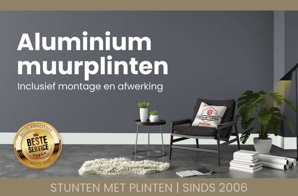 Menufoto aluminium muurplinten