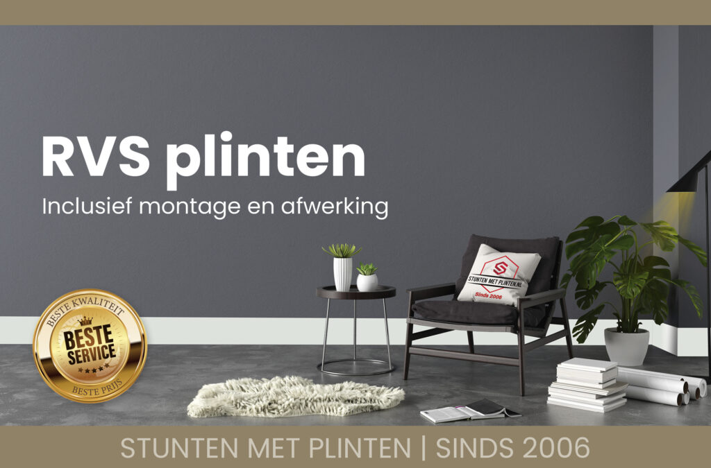 Menufoto RVS plinten