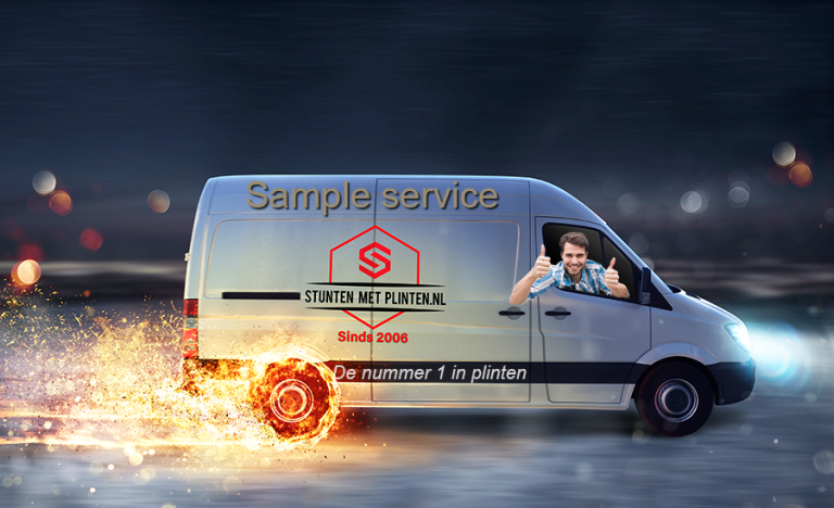 Sampleservice, zó geregeld