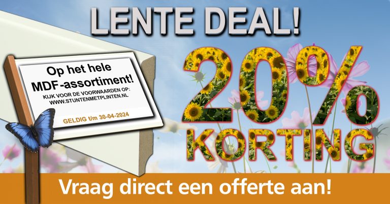 LENTE DEAL 20% KORTING